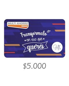 Multi Ahorro - Gift Card Virtual $5000